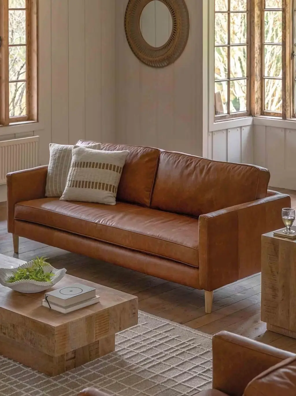 Leather sofa