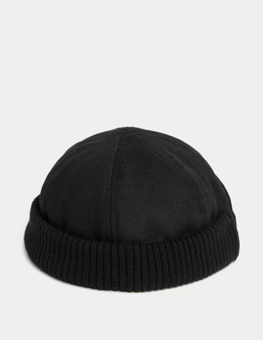 Black docker hat by Ian Wright at M&S