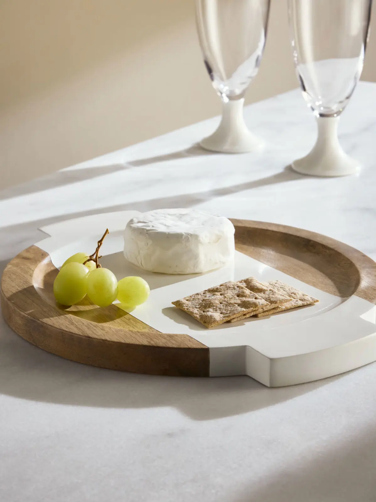 Wooden serving board