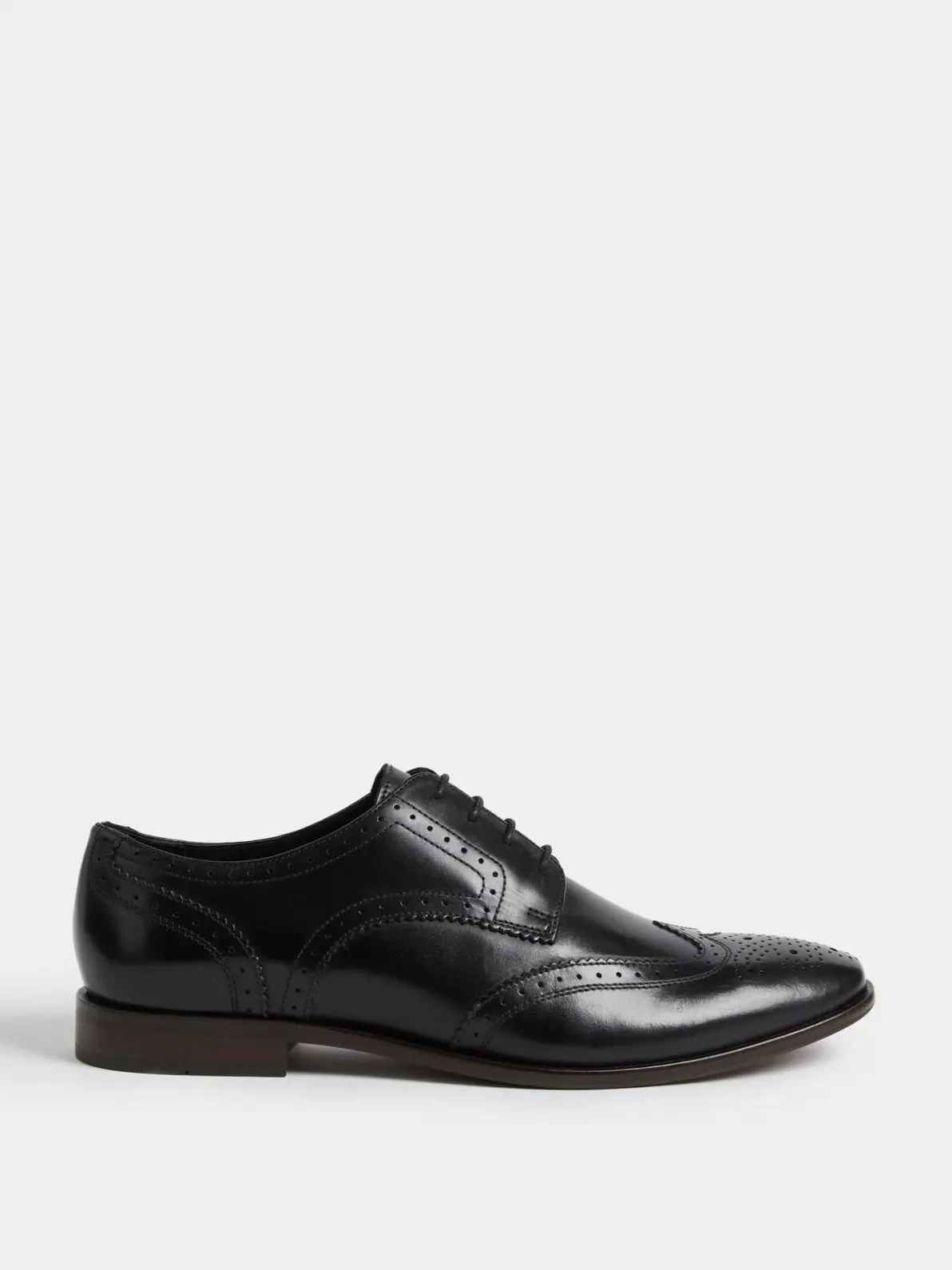 Black brogue shoe