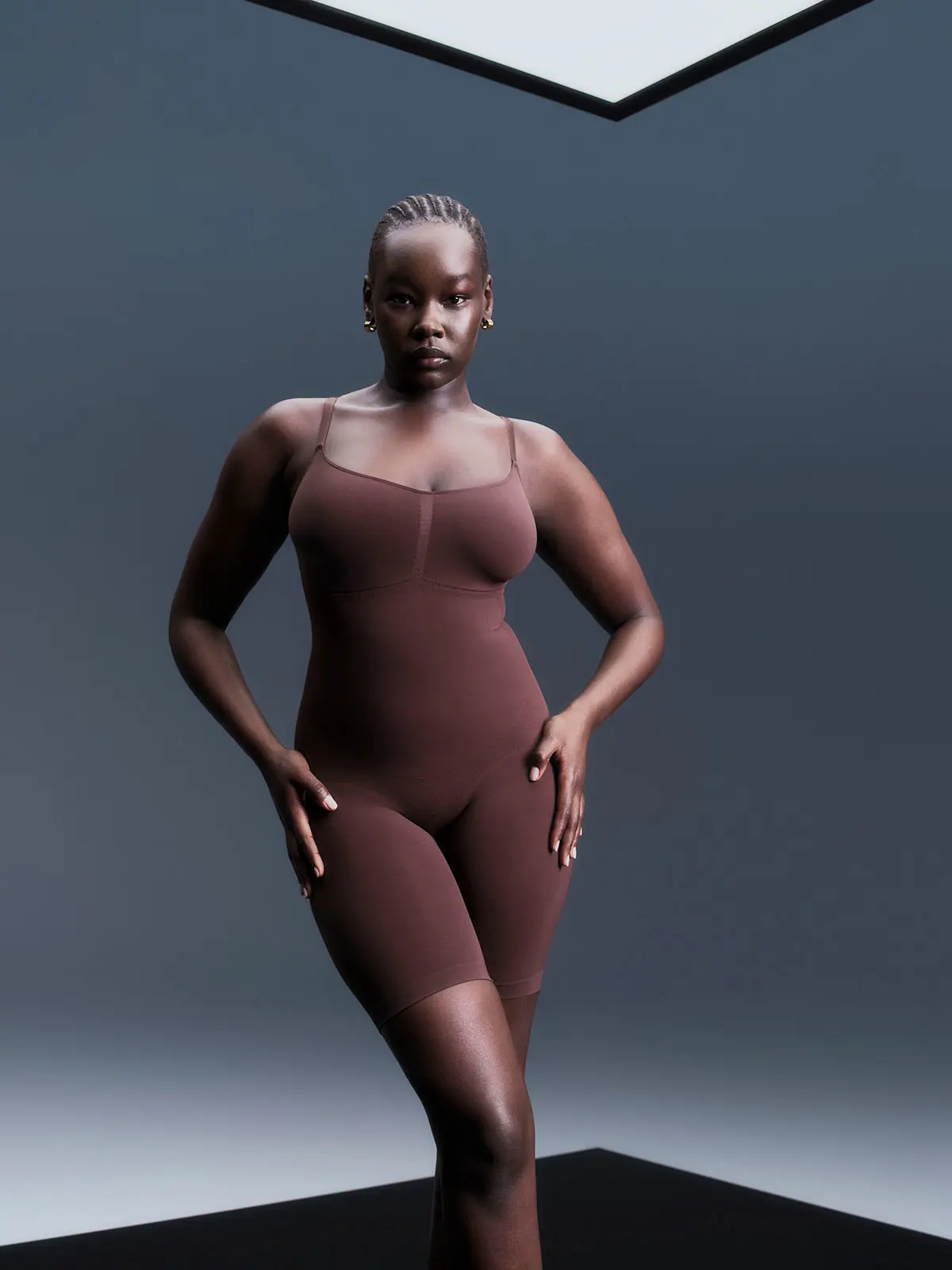 Woman wearing bodysuit 