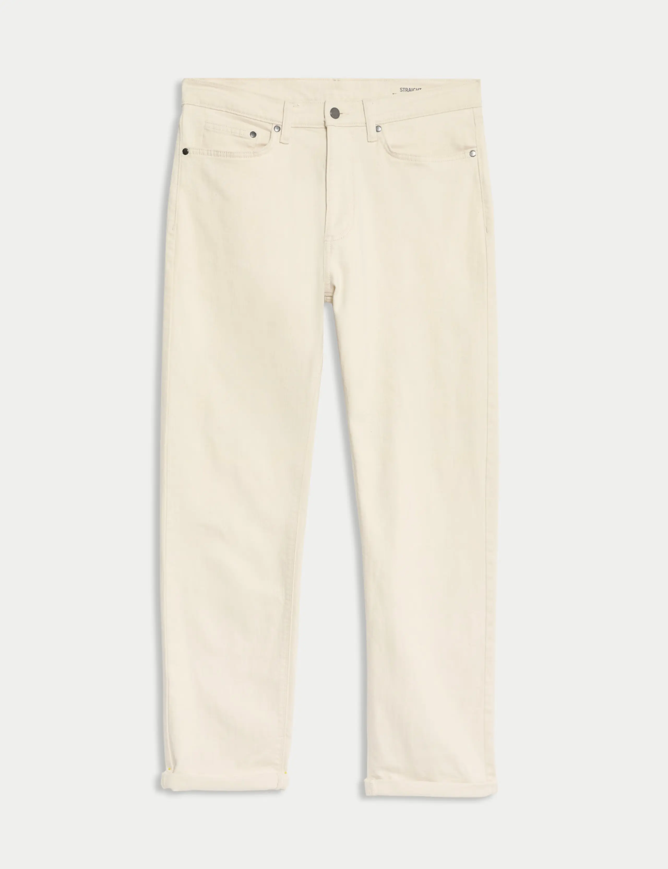 Men's ecru jeans