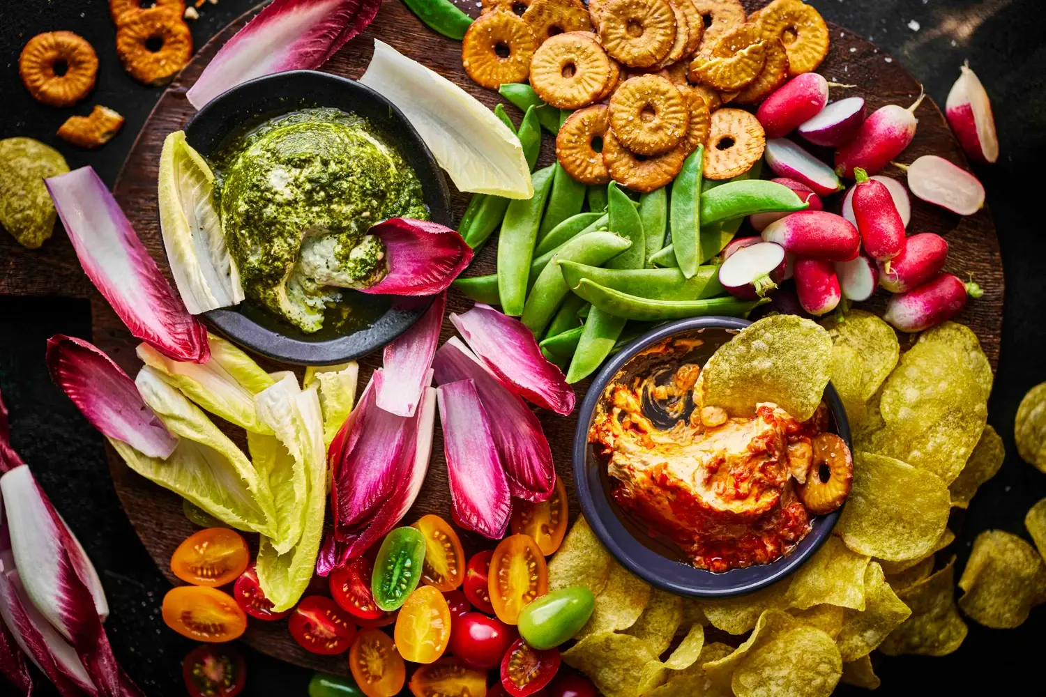 M&S food flip and dip board