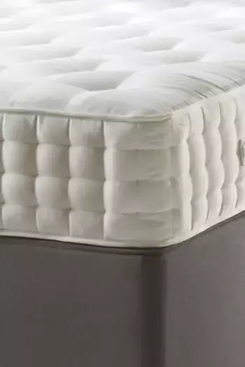 Close up of a mattress. Shop mattresses