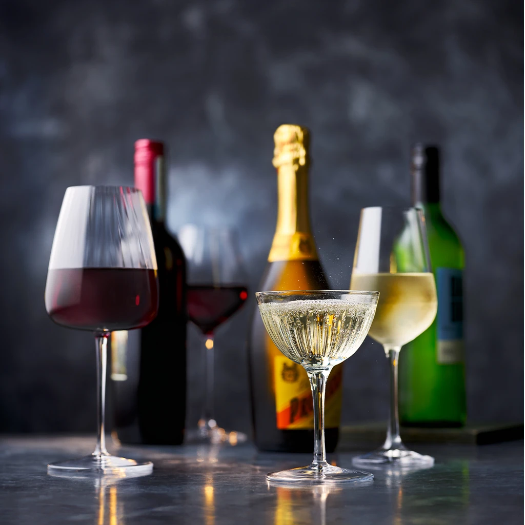 A selection of wine
