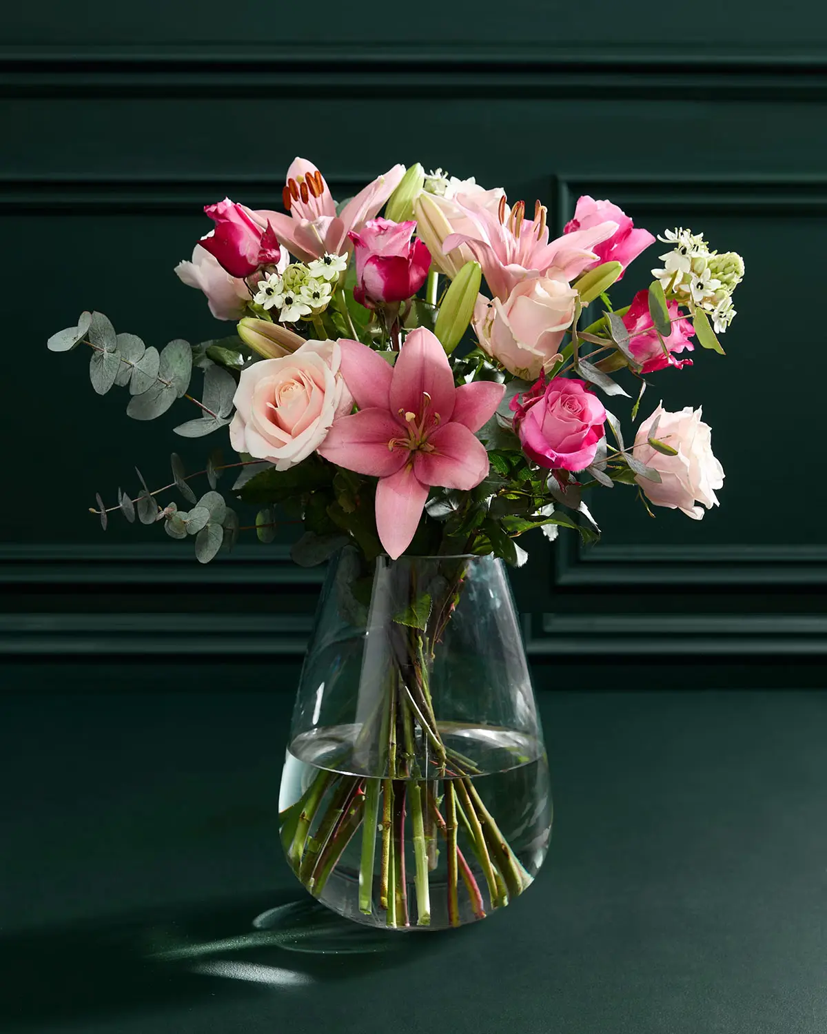 Mother's Day pink rose bouquet