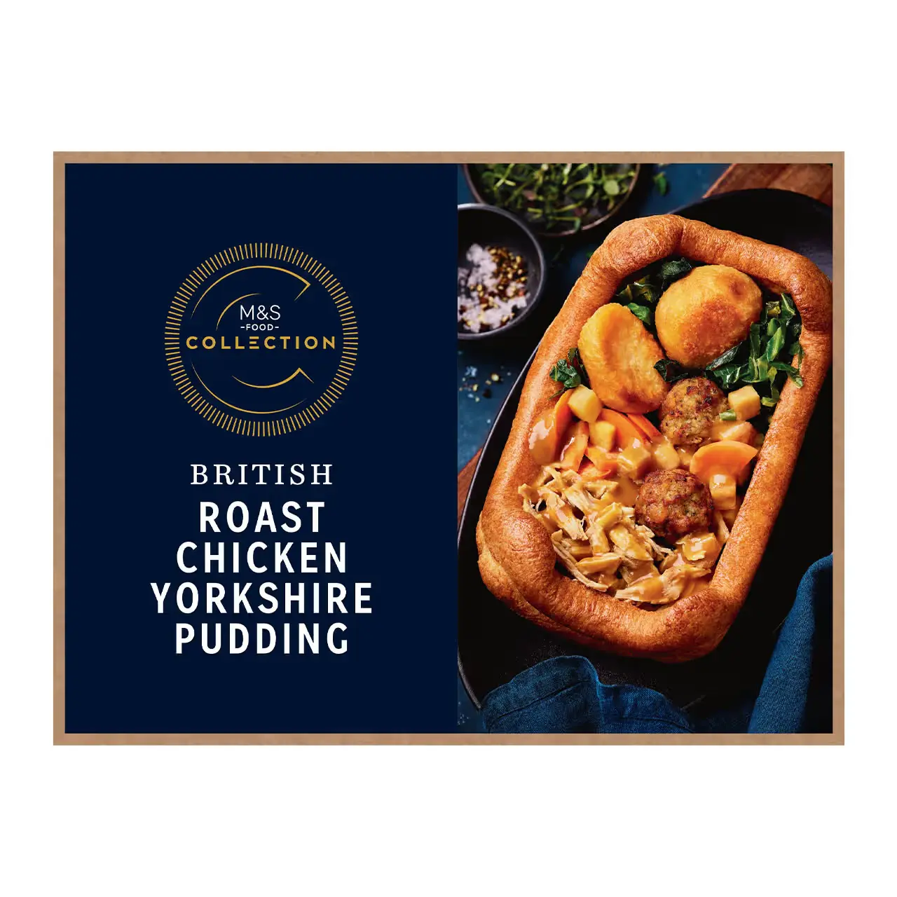 Collection British Roast Chicken Yorkshire Pudding