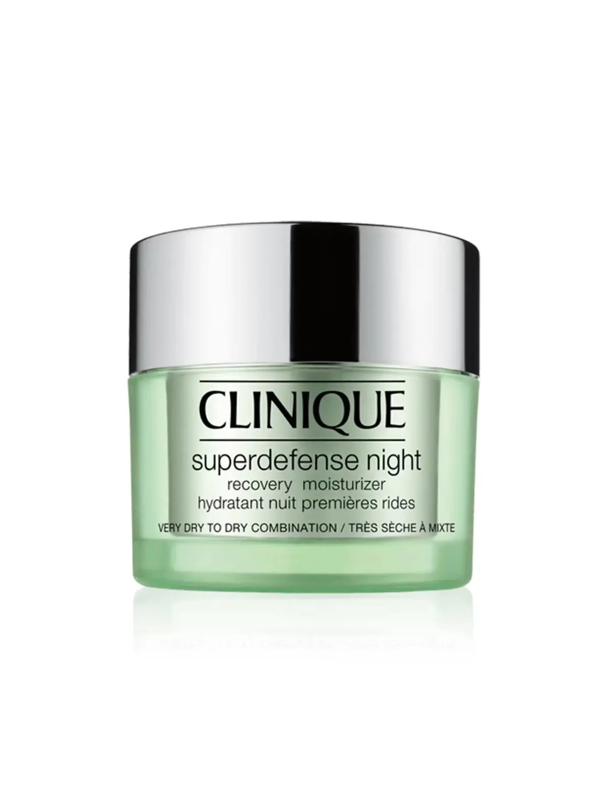Image of Clinique's night cream in green tub