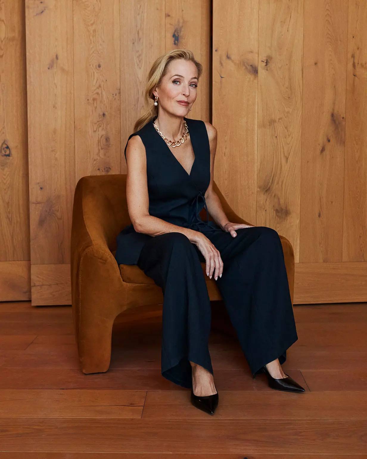 Gillian Anderson at M&S