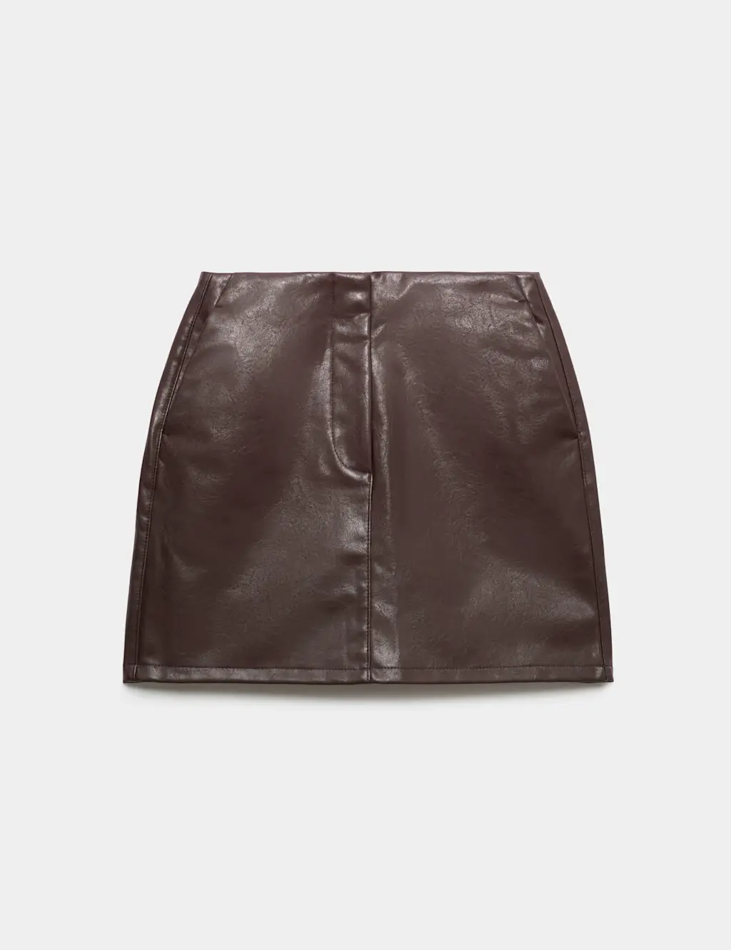 Faux Leather Mini Skirt