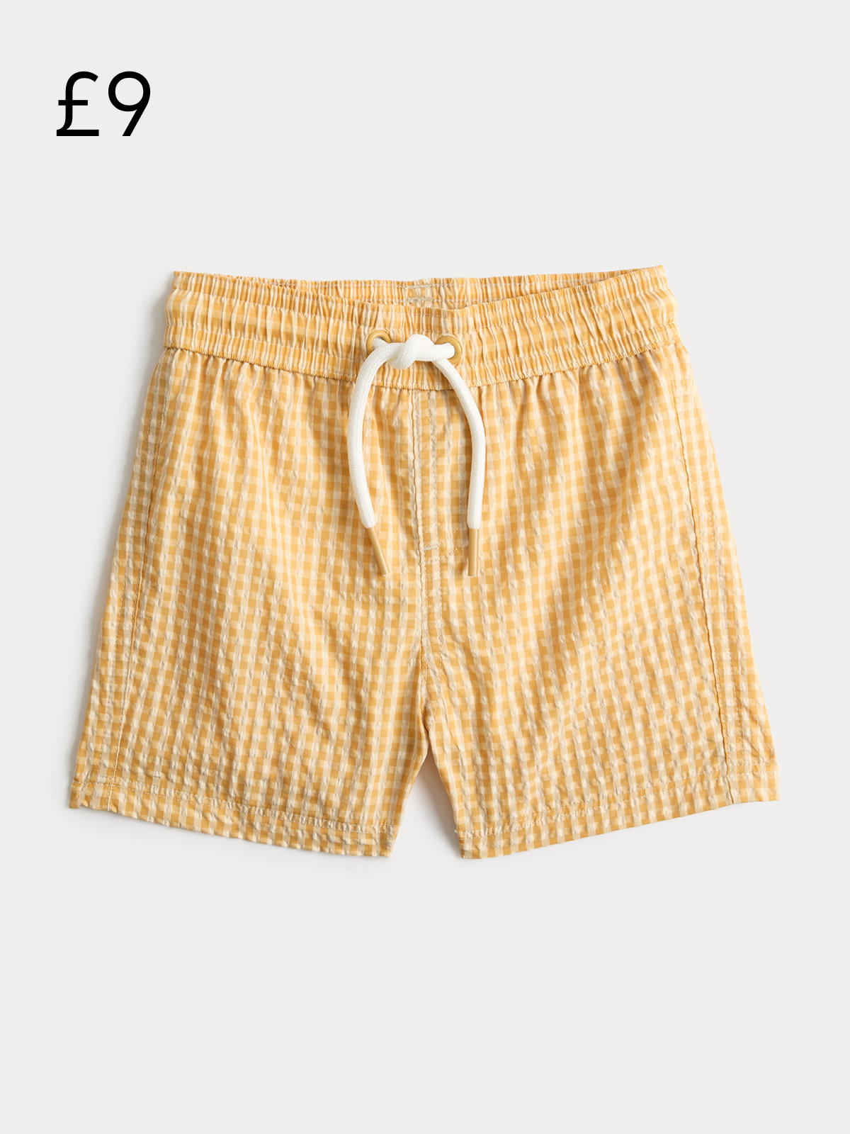 Gingham Seersucker Swim Shorts
