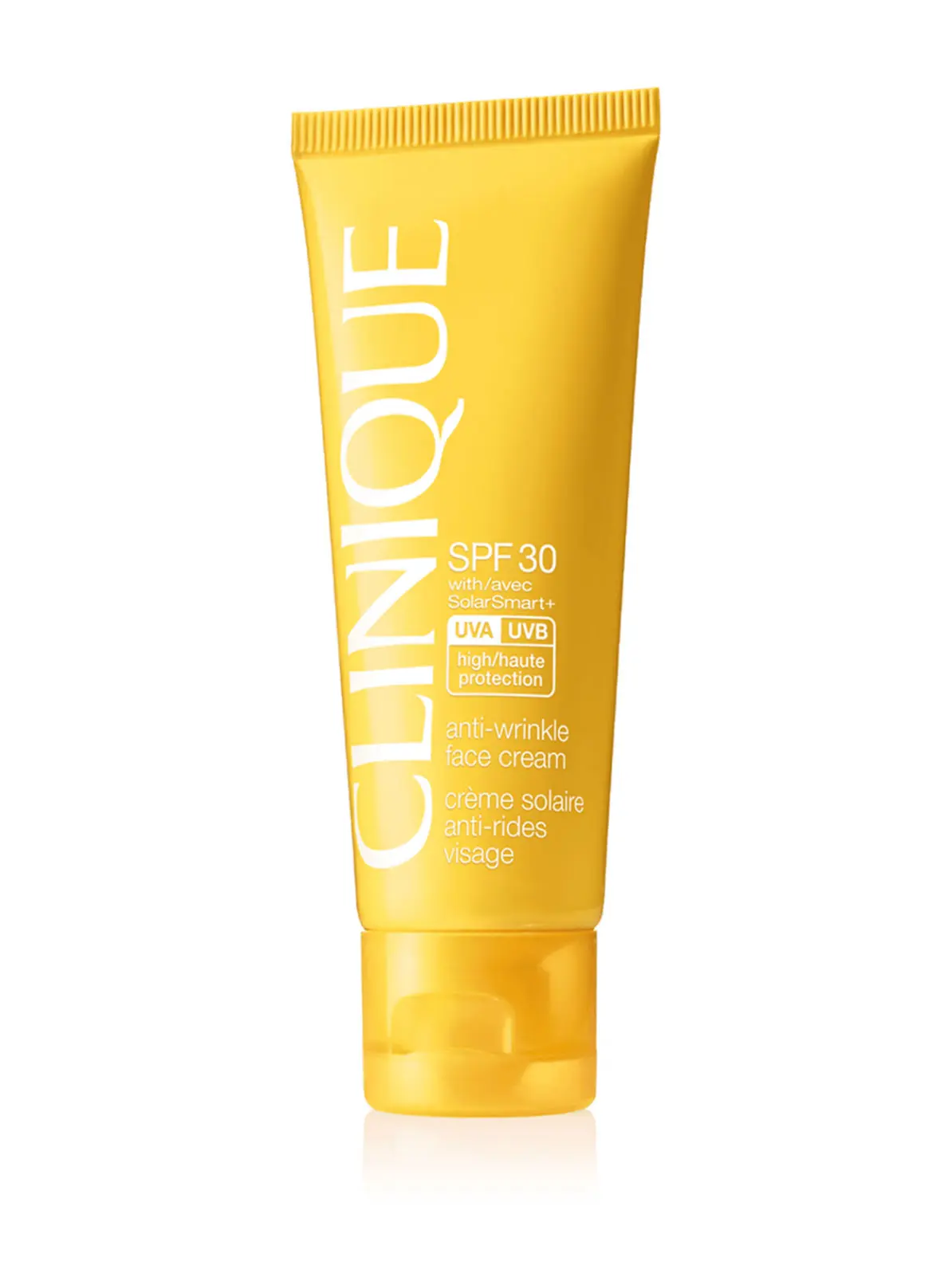 Image of anti-wrinkle face cream in yellow tube
