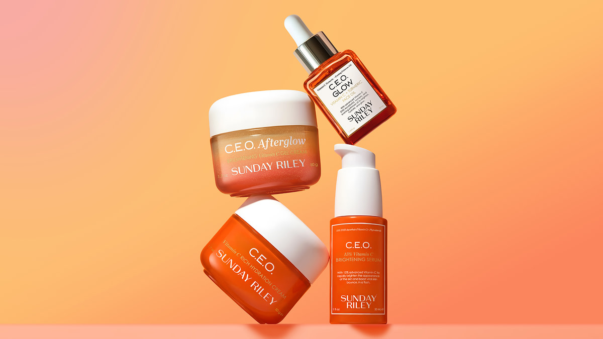 Orange Sunday Riley products