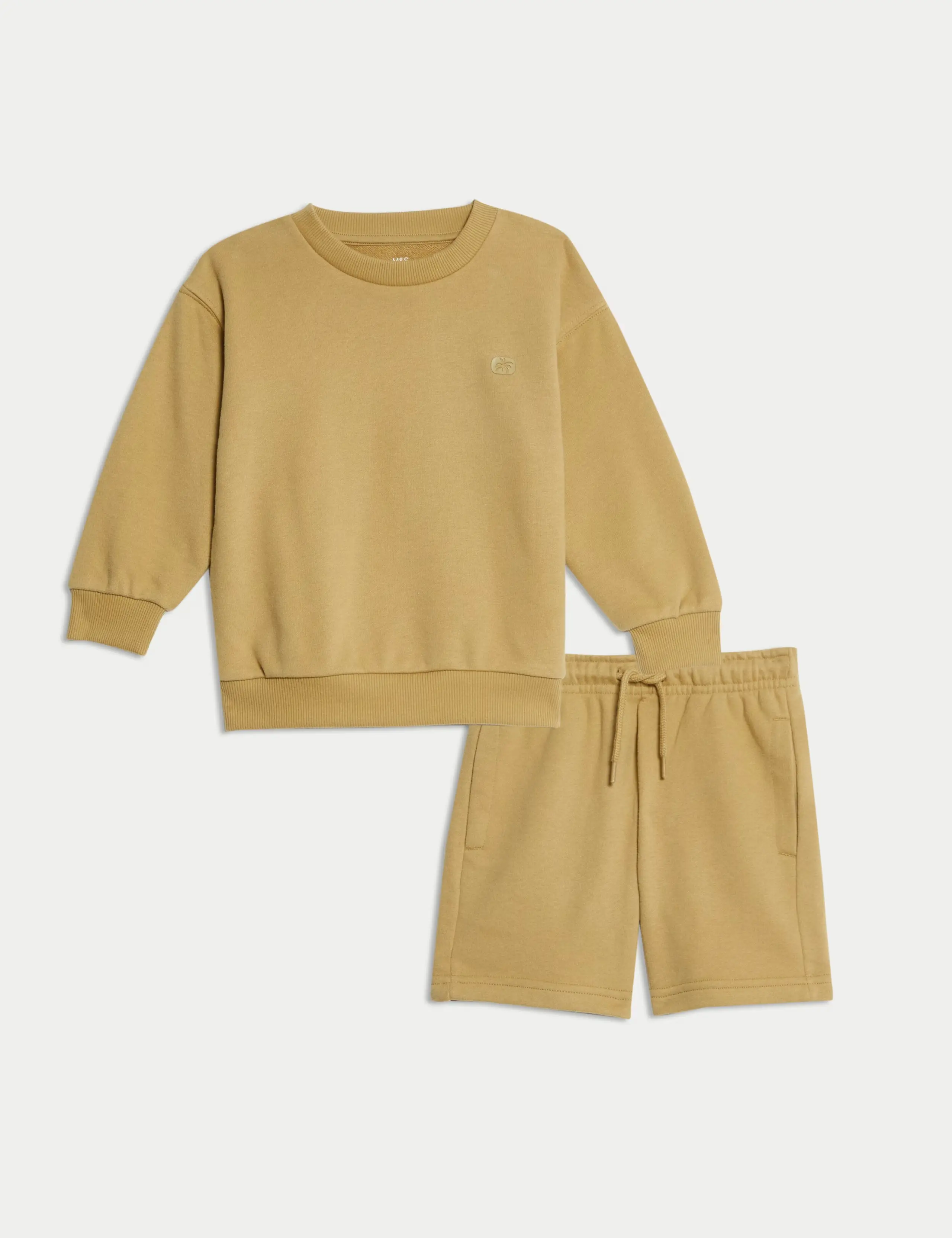 A yellow kids matching outfit