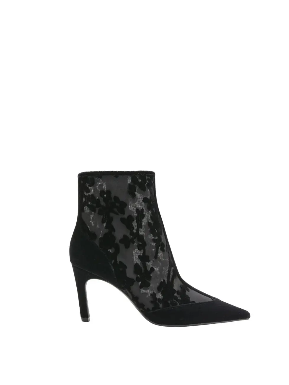 Pair of sparkly embellished heeled ankle boots