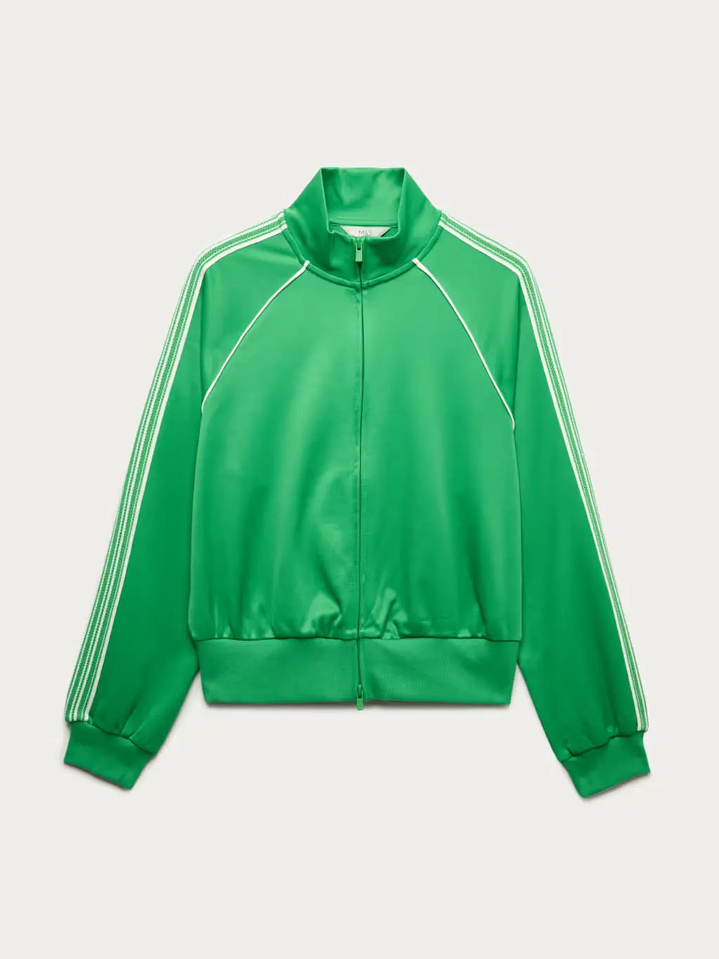 Green track jacket