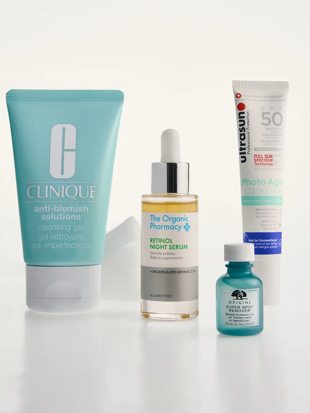Skincare products for oily skin