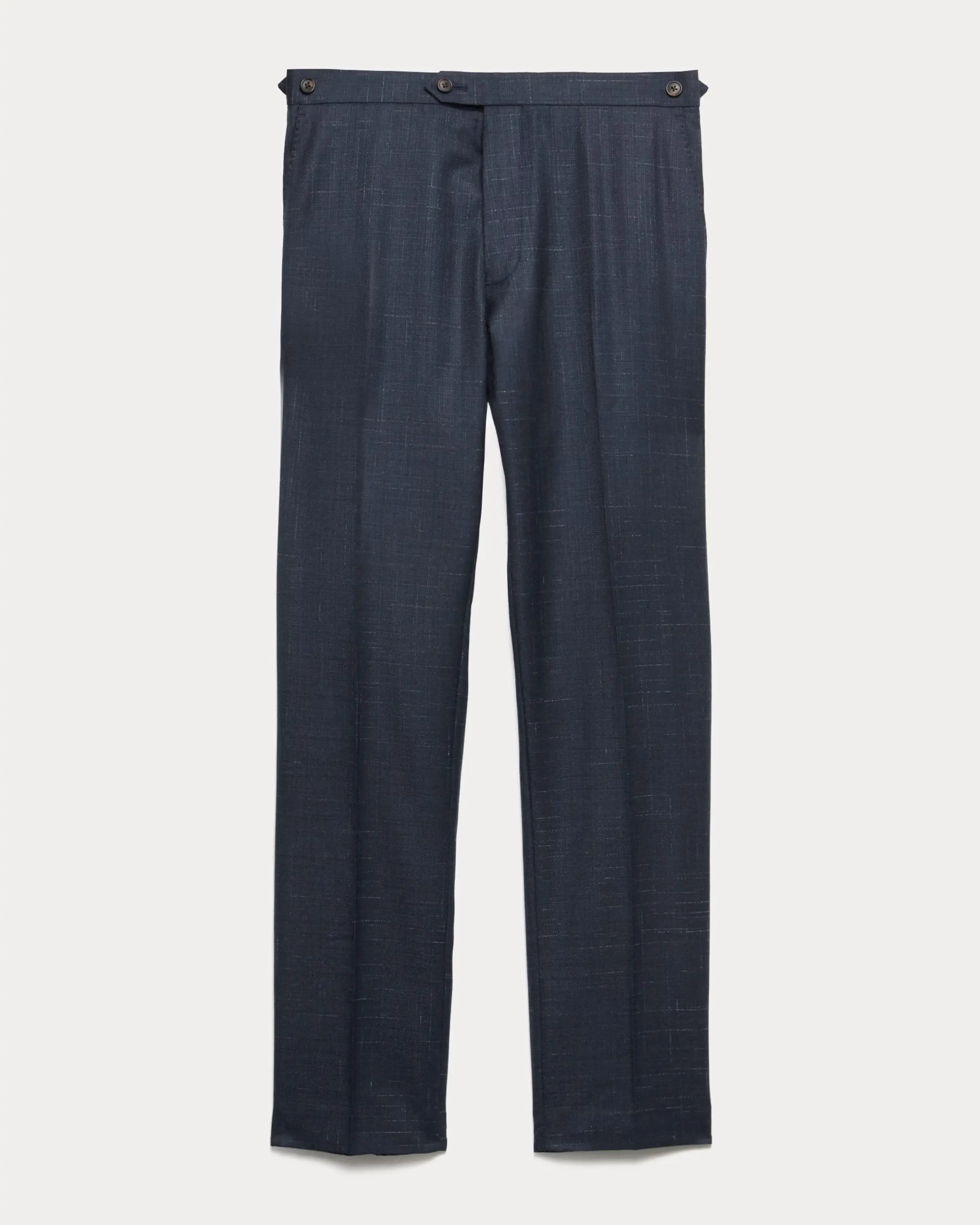 Navy wool-rich trousers by Jaeger menswear