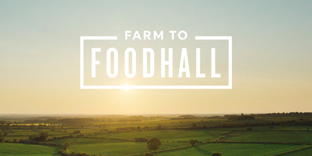 Farm to foodhall text with