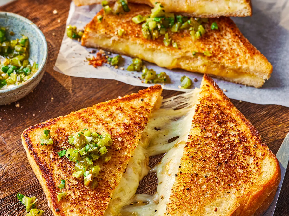 Cheese and marmite toasties