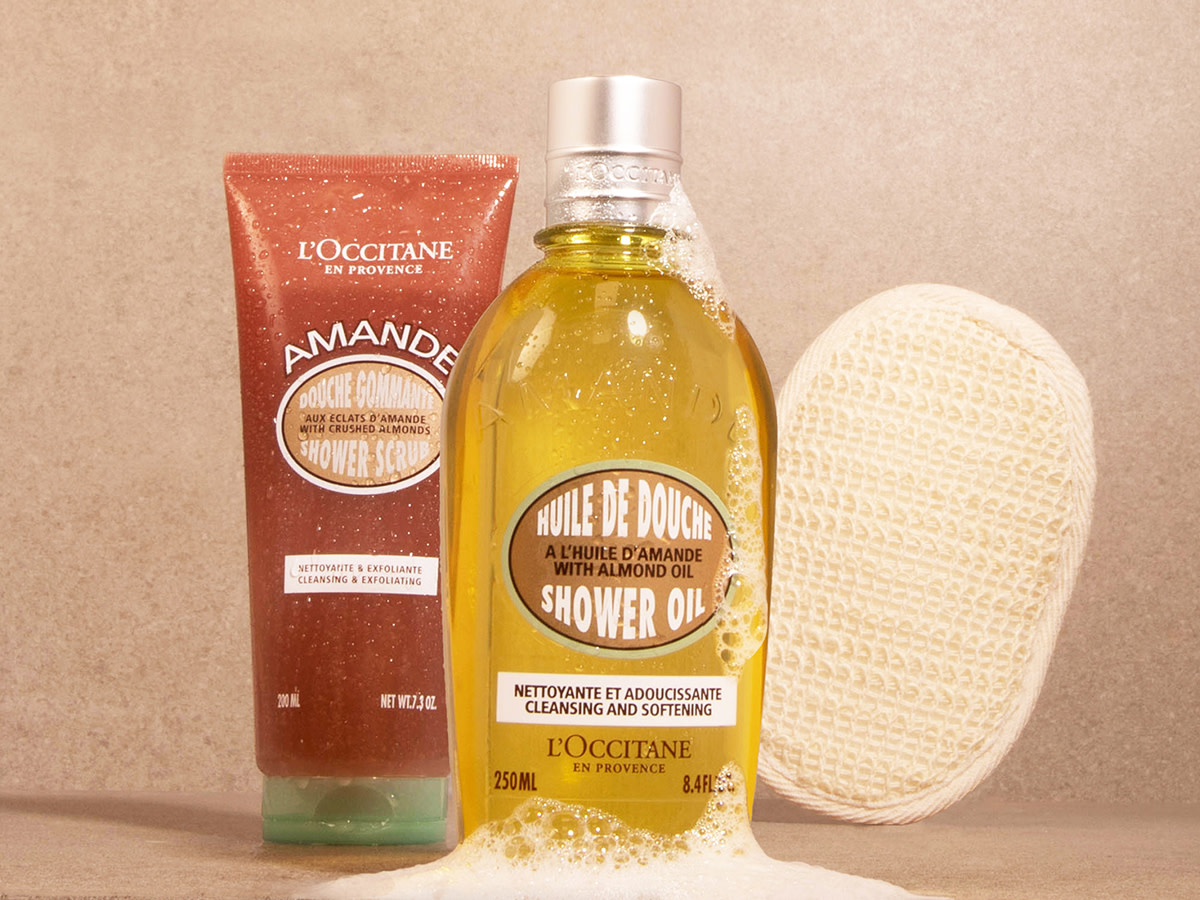 Selection of Bath & body products. Shop now