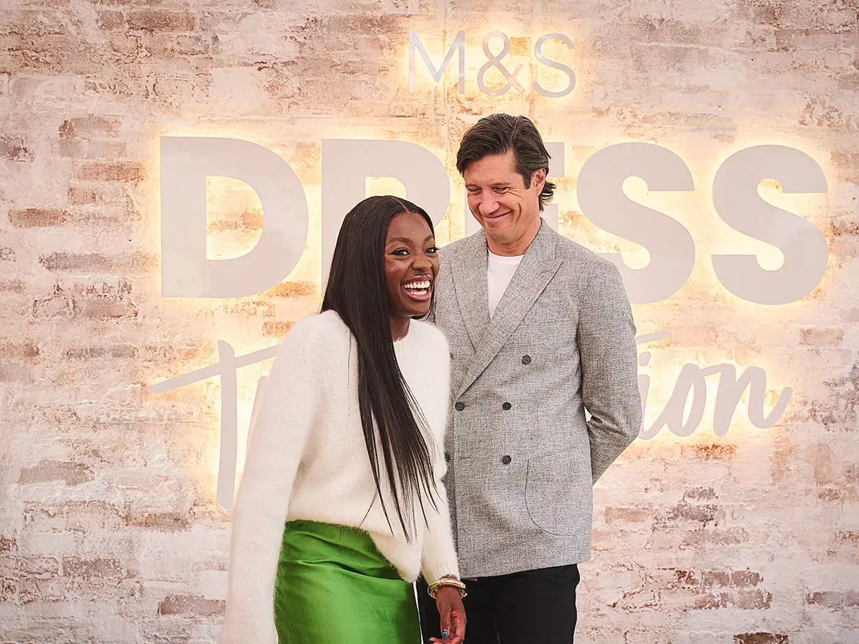 M&S Dress the Nation Vernon and AJ Odudu