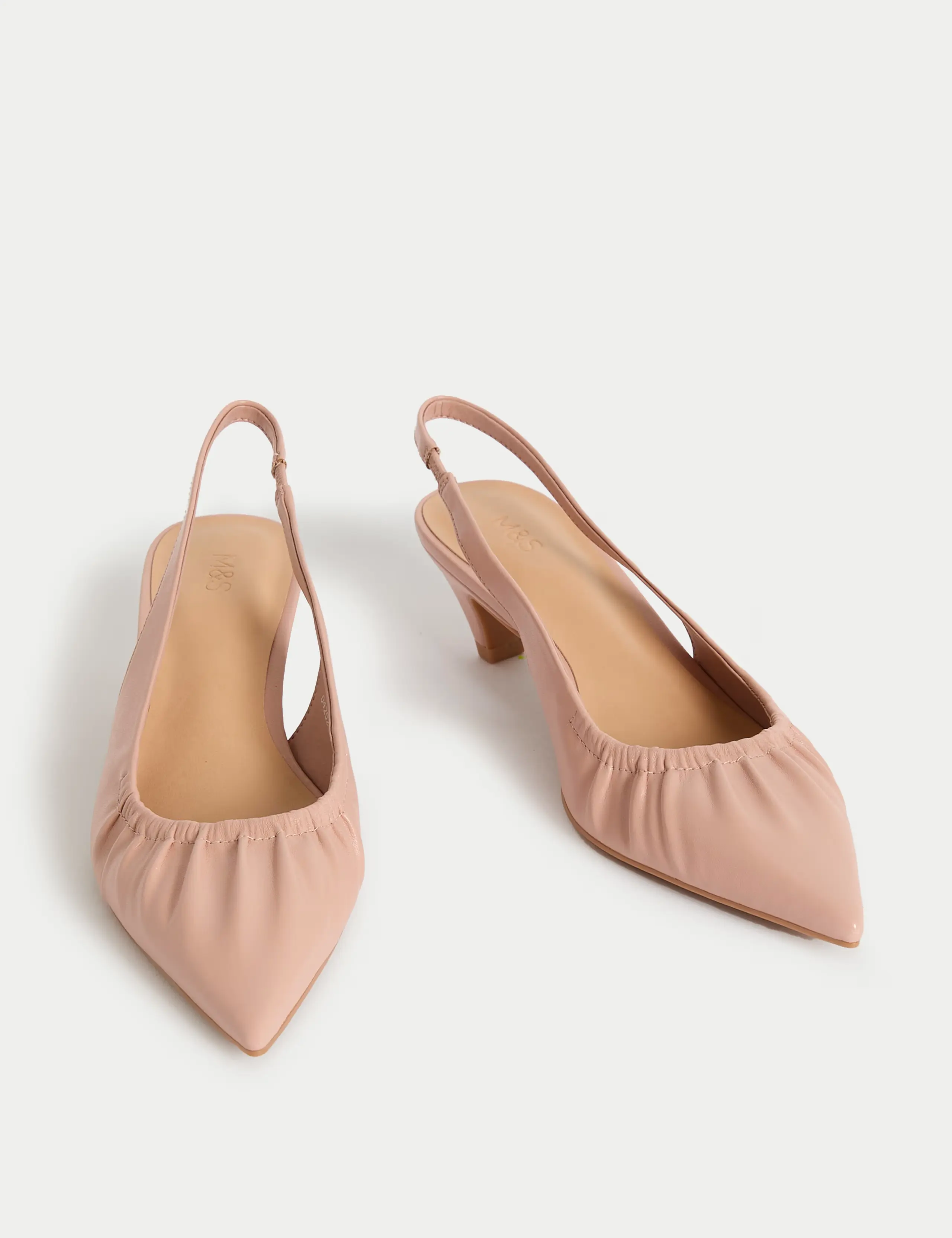 Pink kitten heels