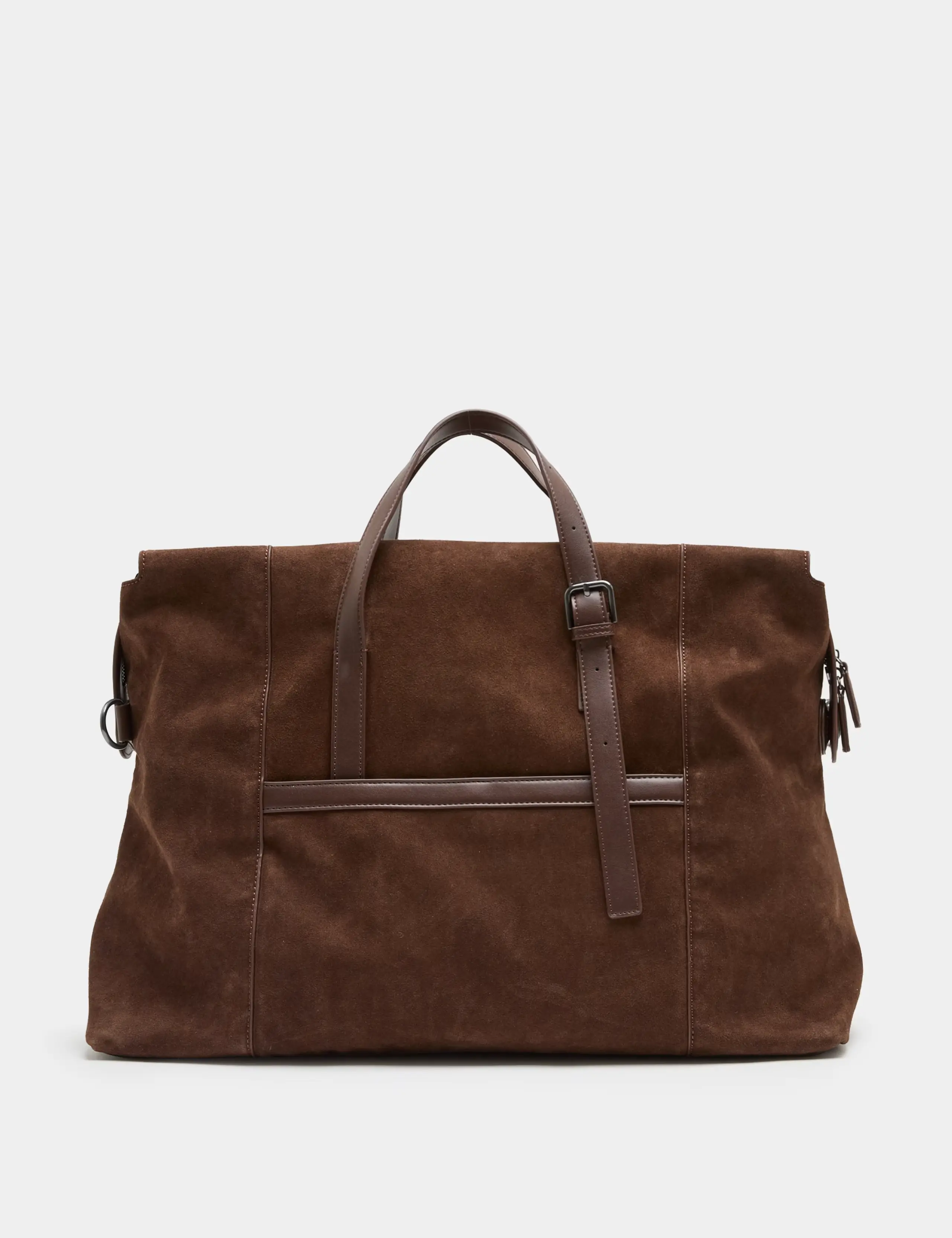 Suede Weekend Bag
