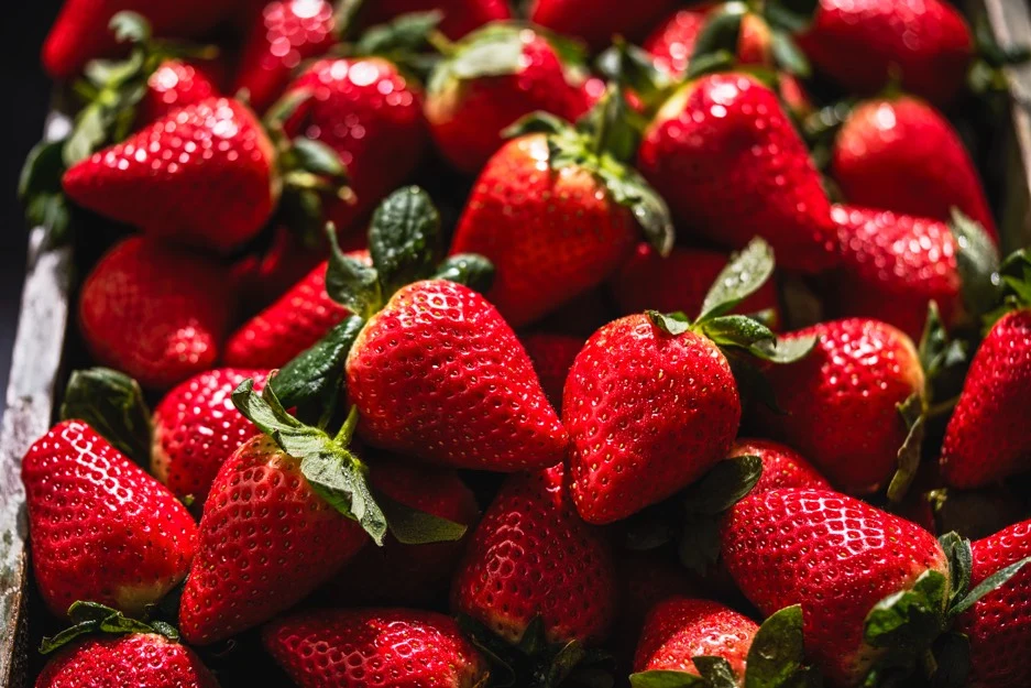 Close up of strawberries
