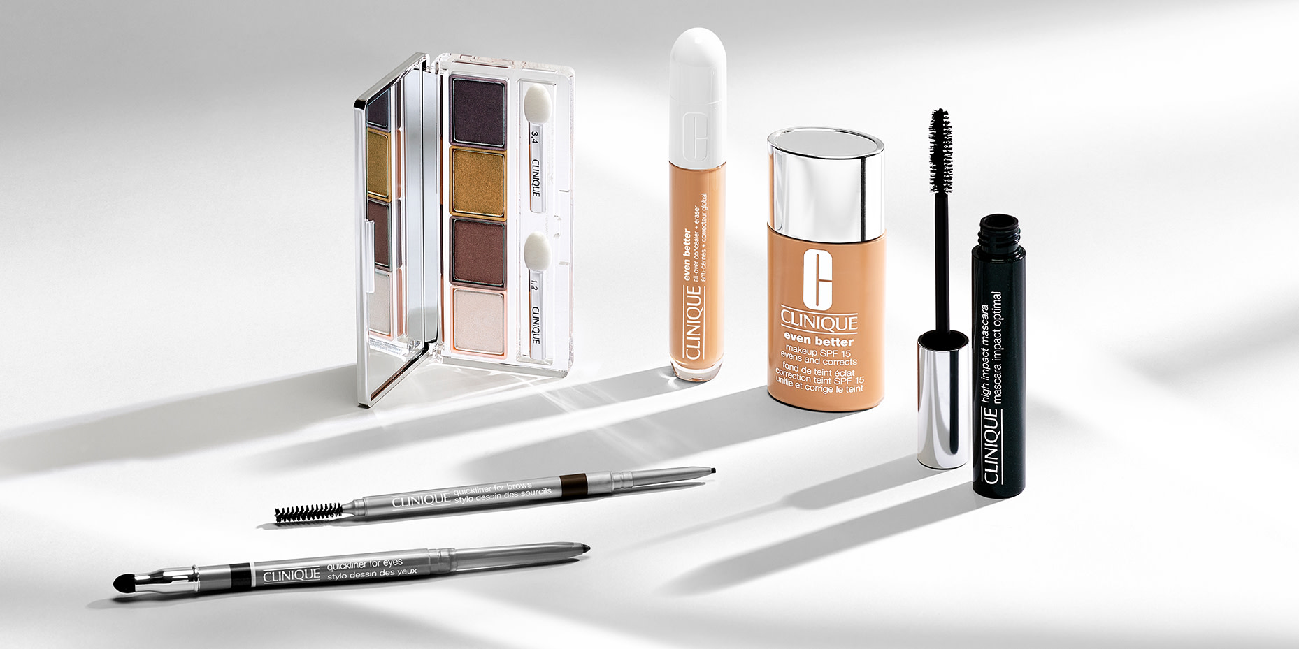 Selection of Make-up products. Shop now