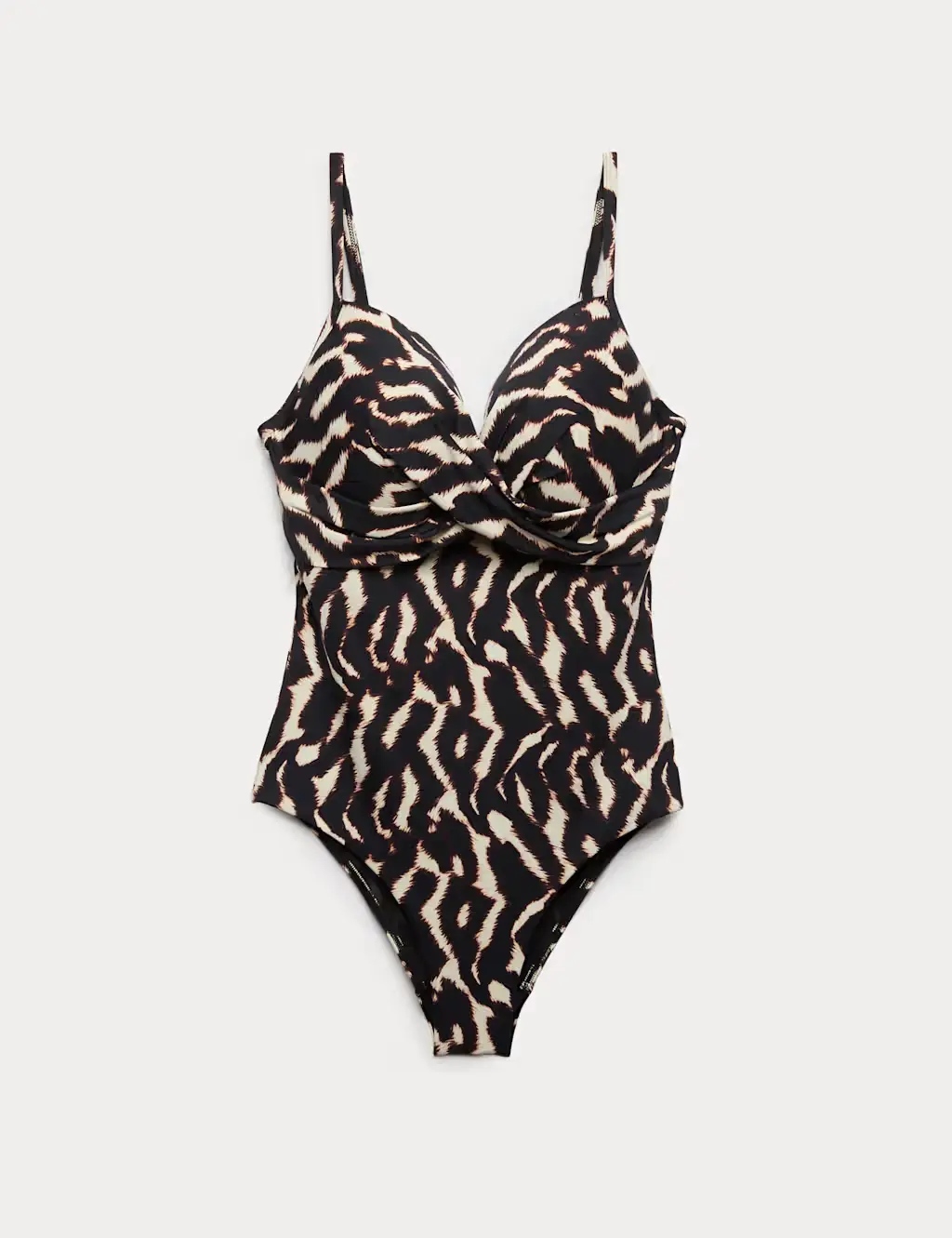 Brown printed swimsuit