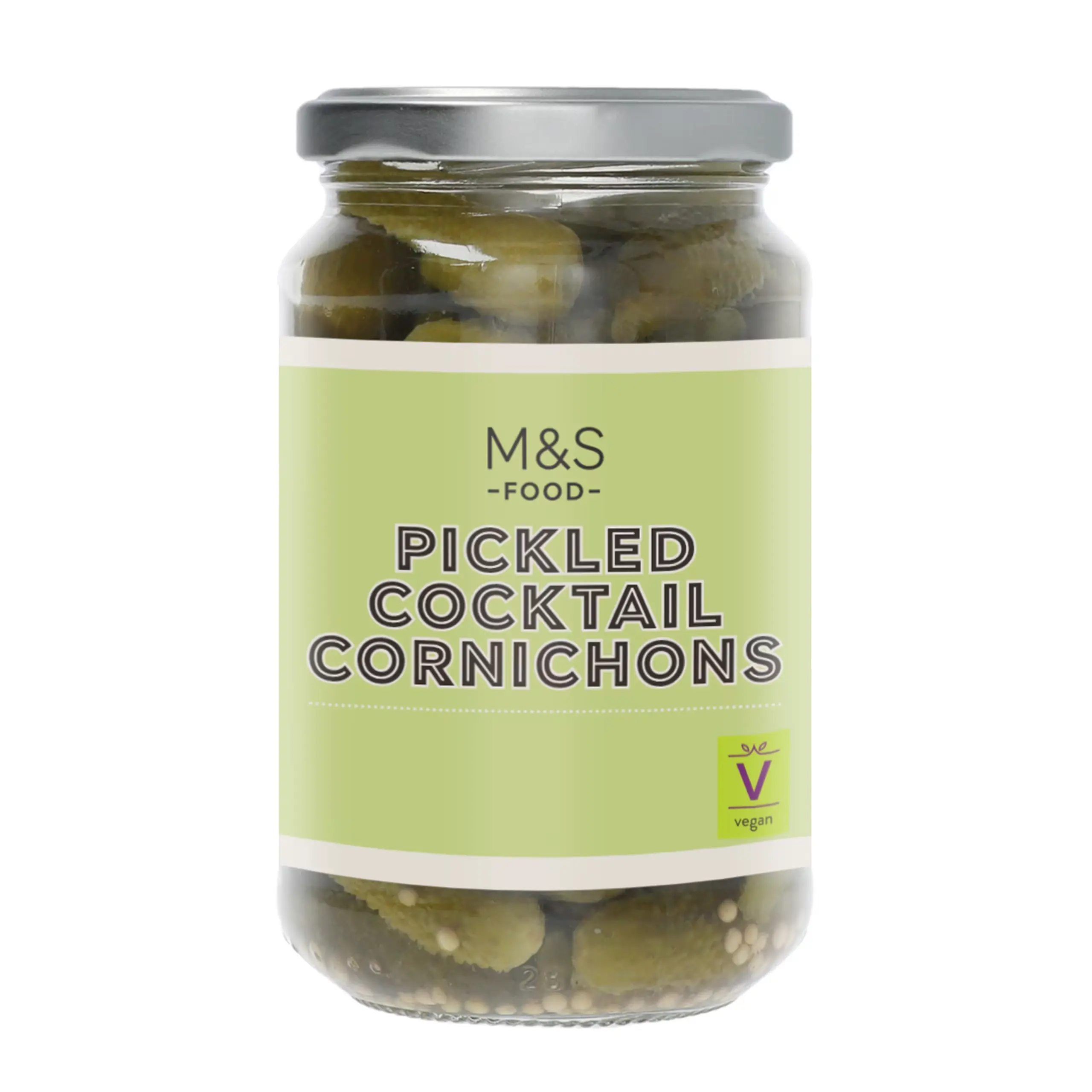 Pickled Cocktail Cornichons
