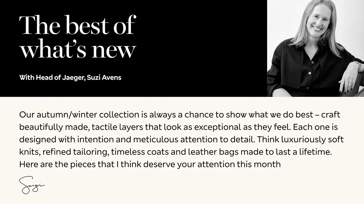 Suzie Avens Head of Jaeger