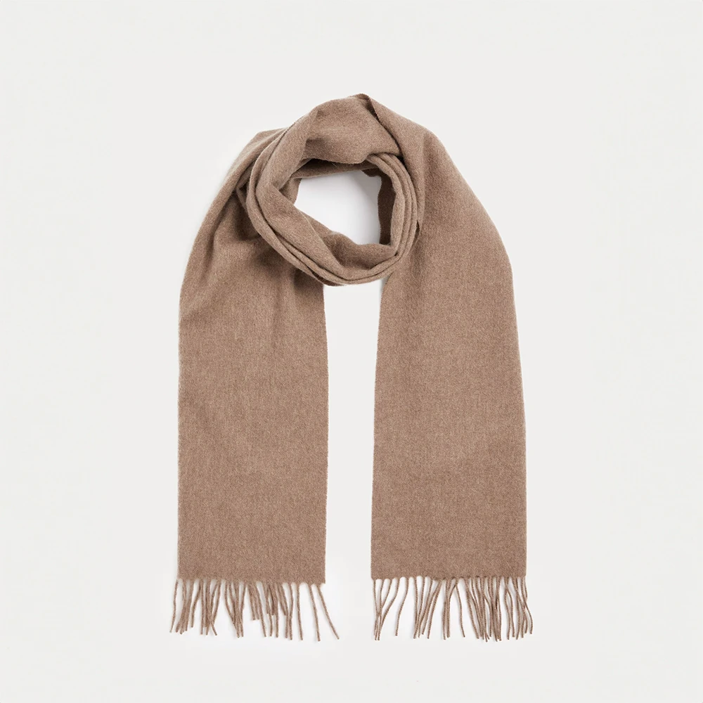 Autograph camel cashmere scarf