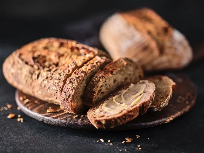 Two loaves of sourdough bread