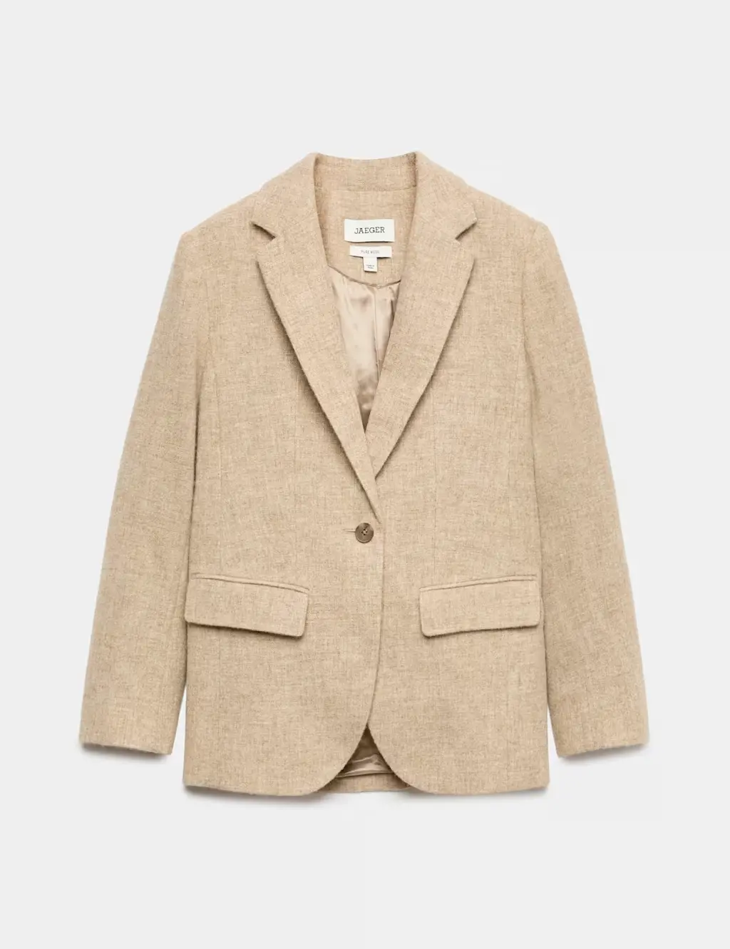 Pure Wool Tailored Jacket