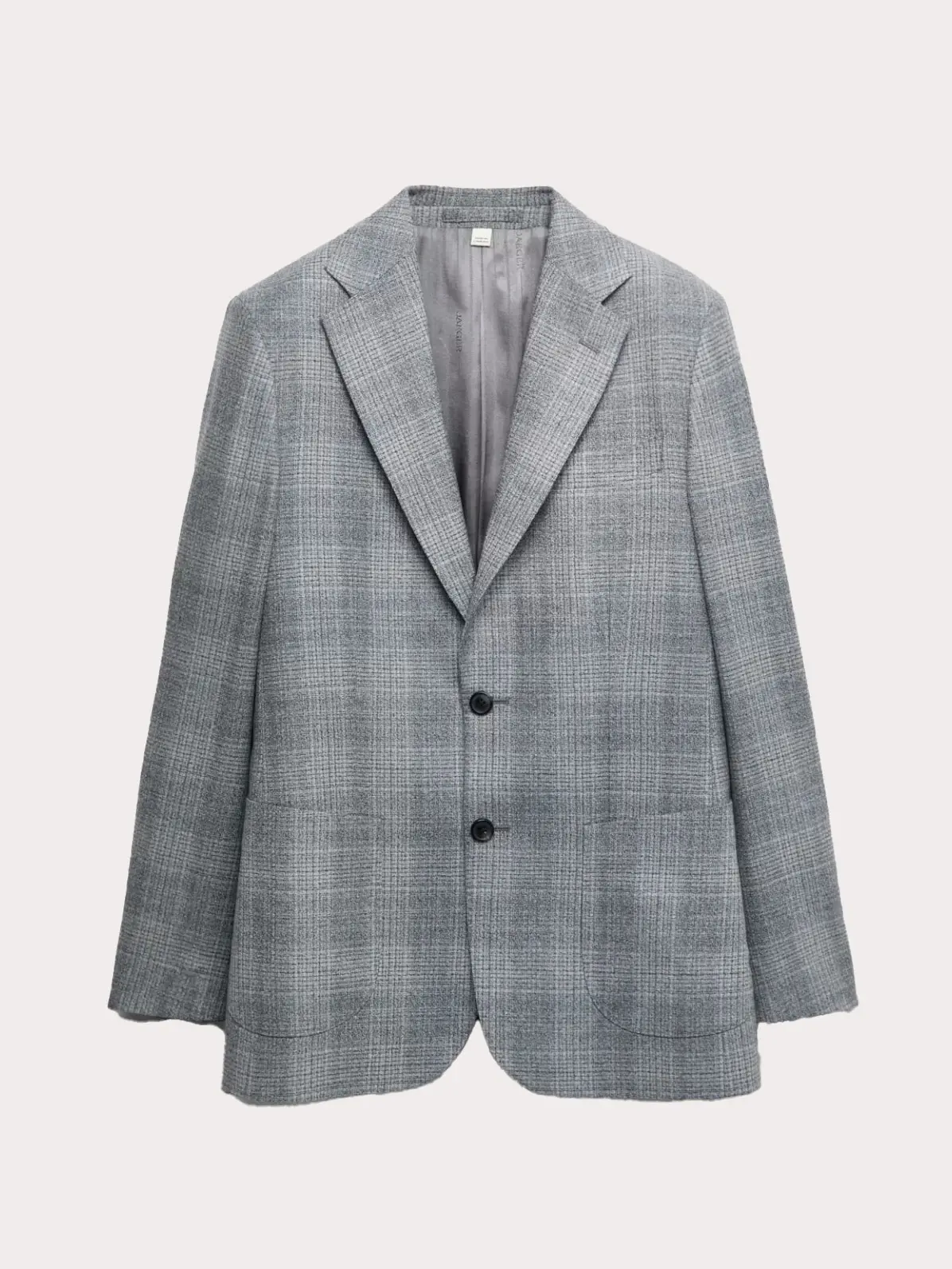 Grey checked blazer 