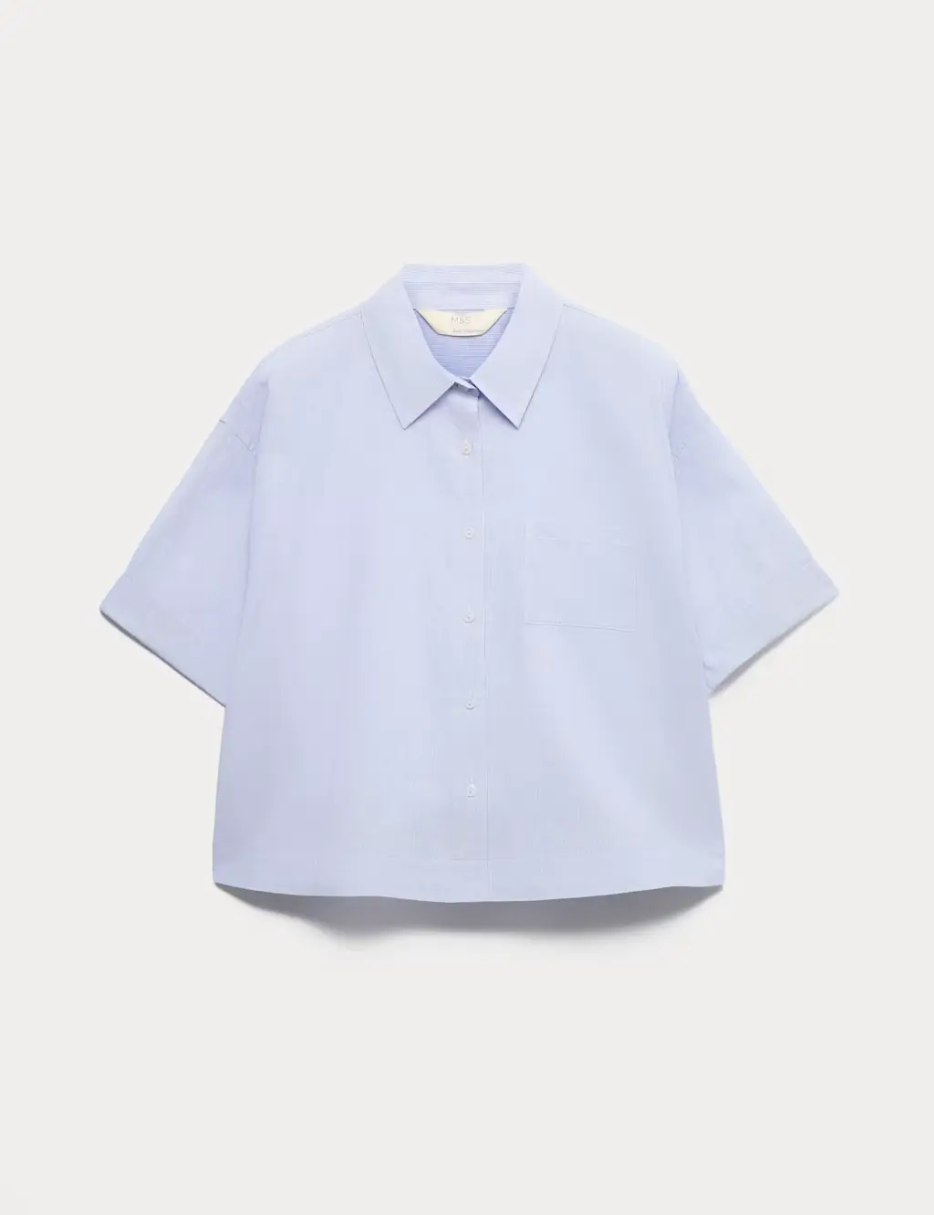 Blue collared shirt