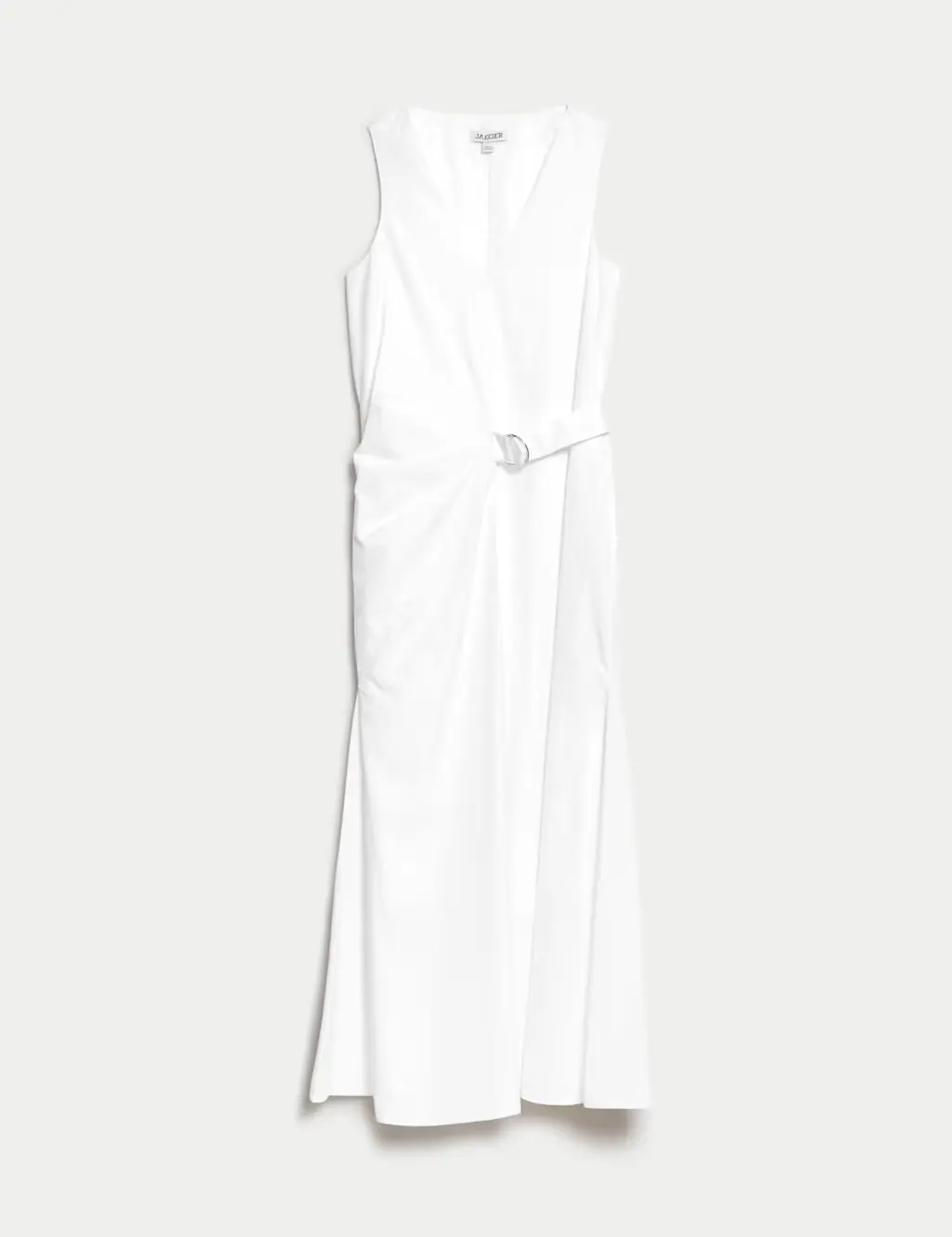 A white midi wrap dress from Jaeger