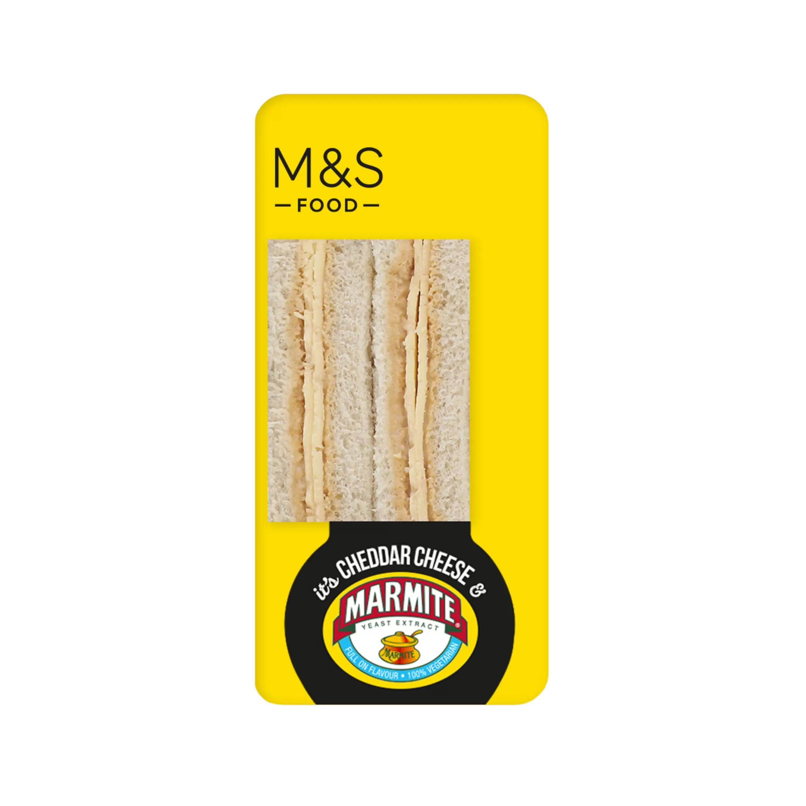 Cheddar Cheese and Marmite Sandwich