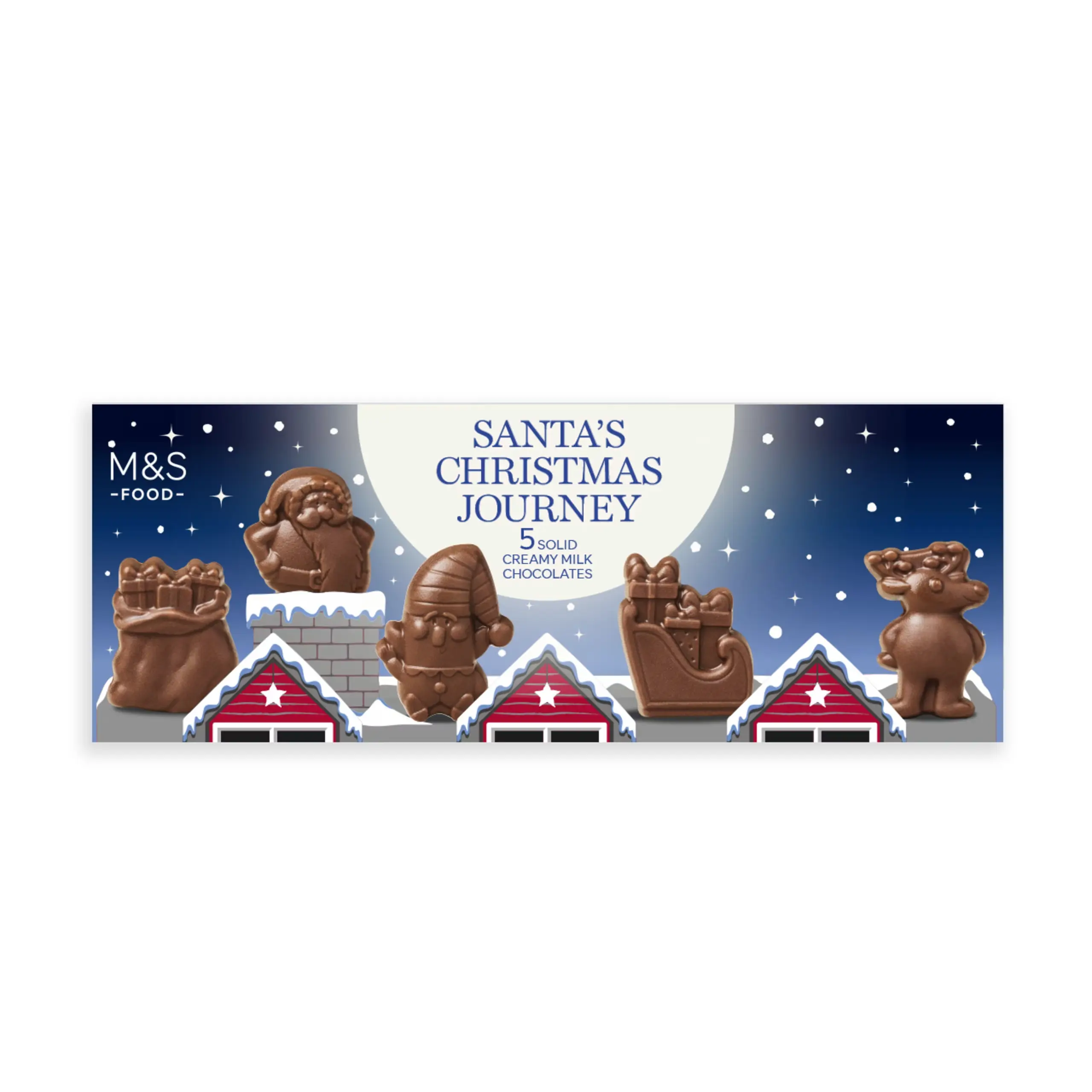 Santa's Christmas Journey Chocolate Shapes
