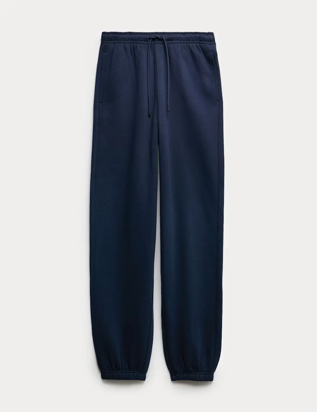Navy cuffed joggers