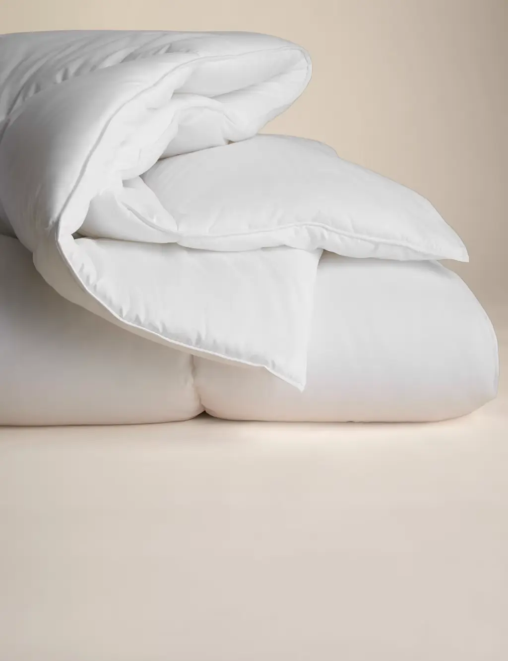Close up of duvet
