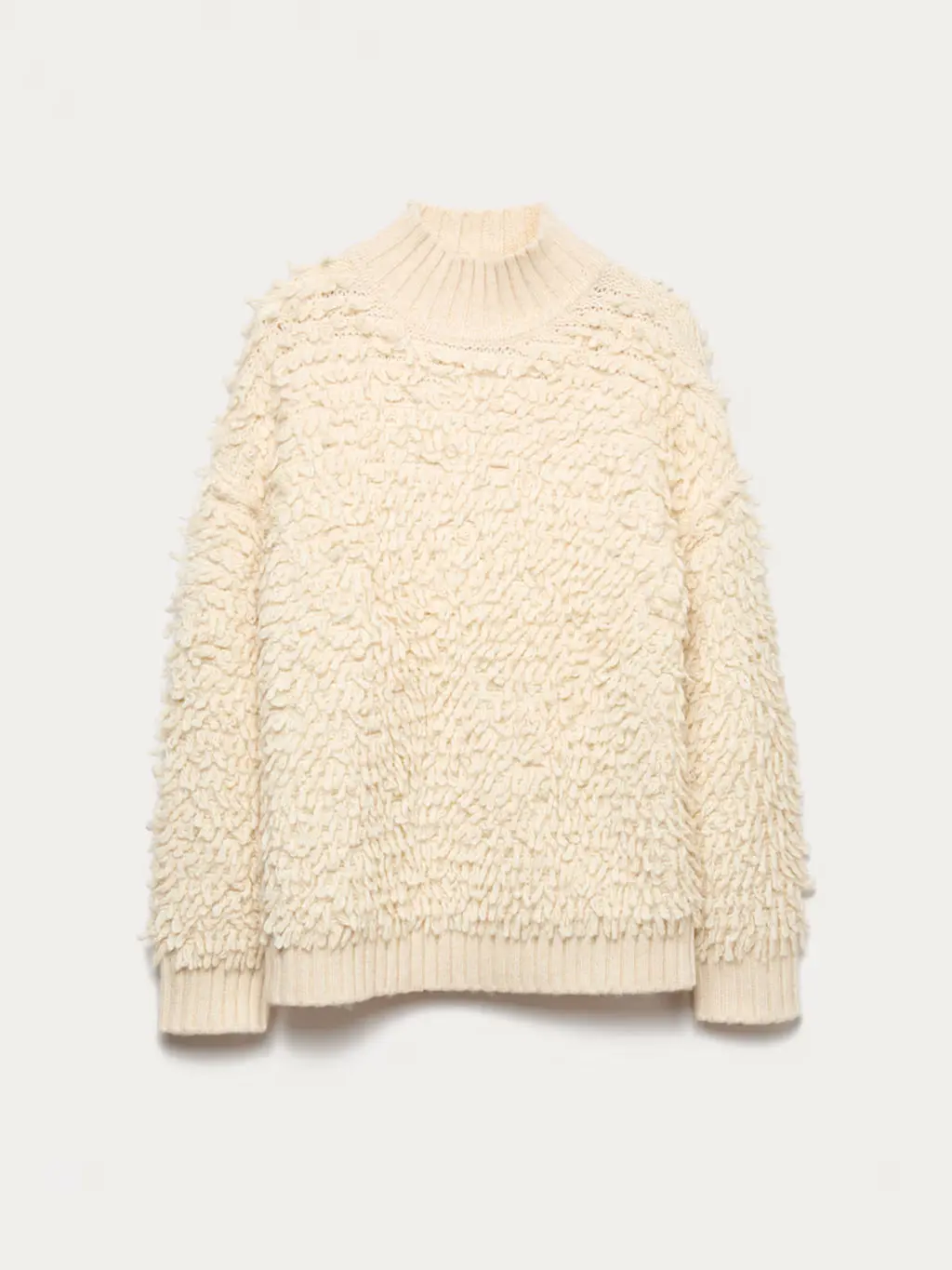 Textured cloud-yarn jumper