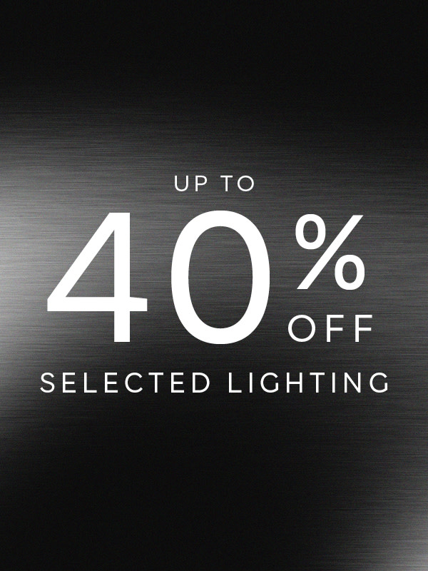 Up to 40% selected Lighting