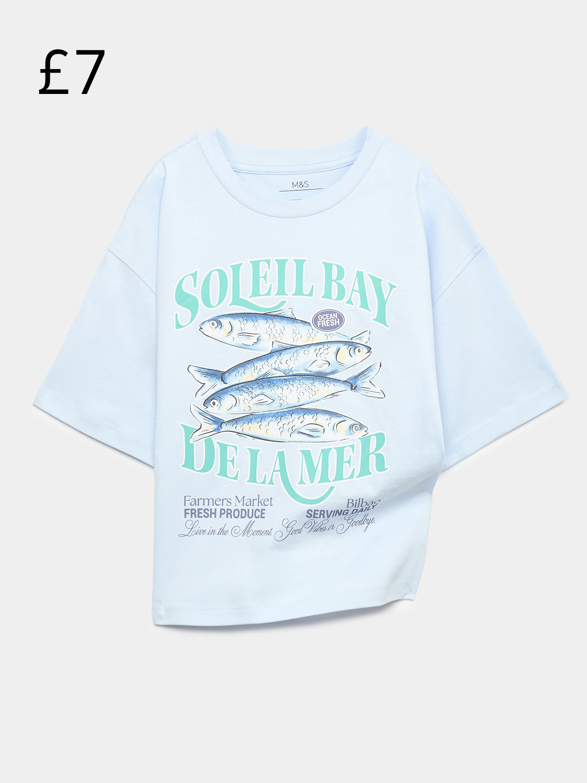 Cotton Rich Sardine Graphic T-Shirt