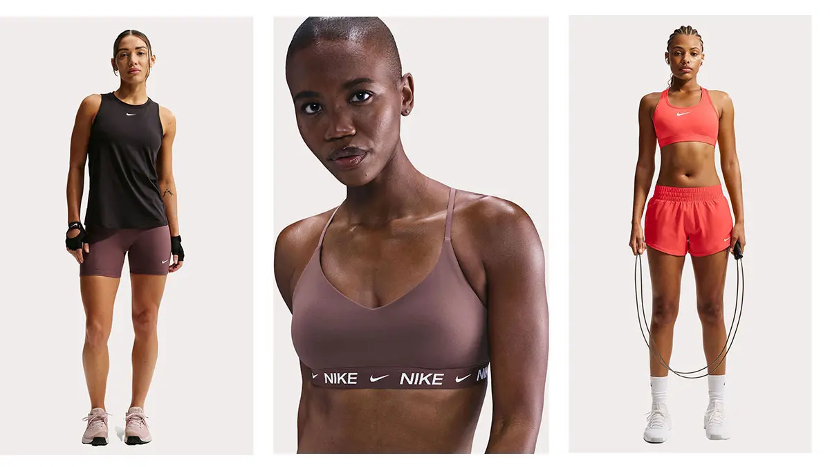 Woman wearing Nike sportswear
