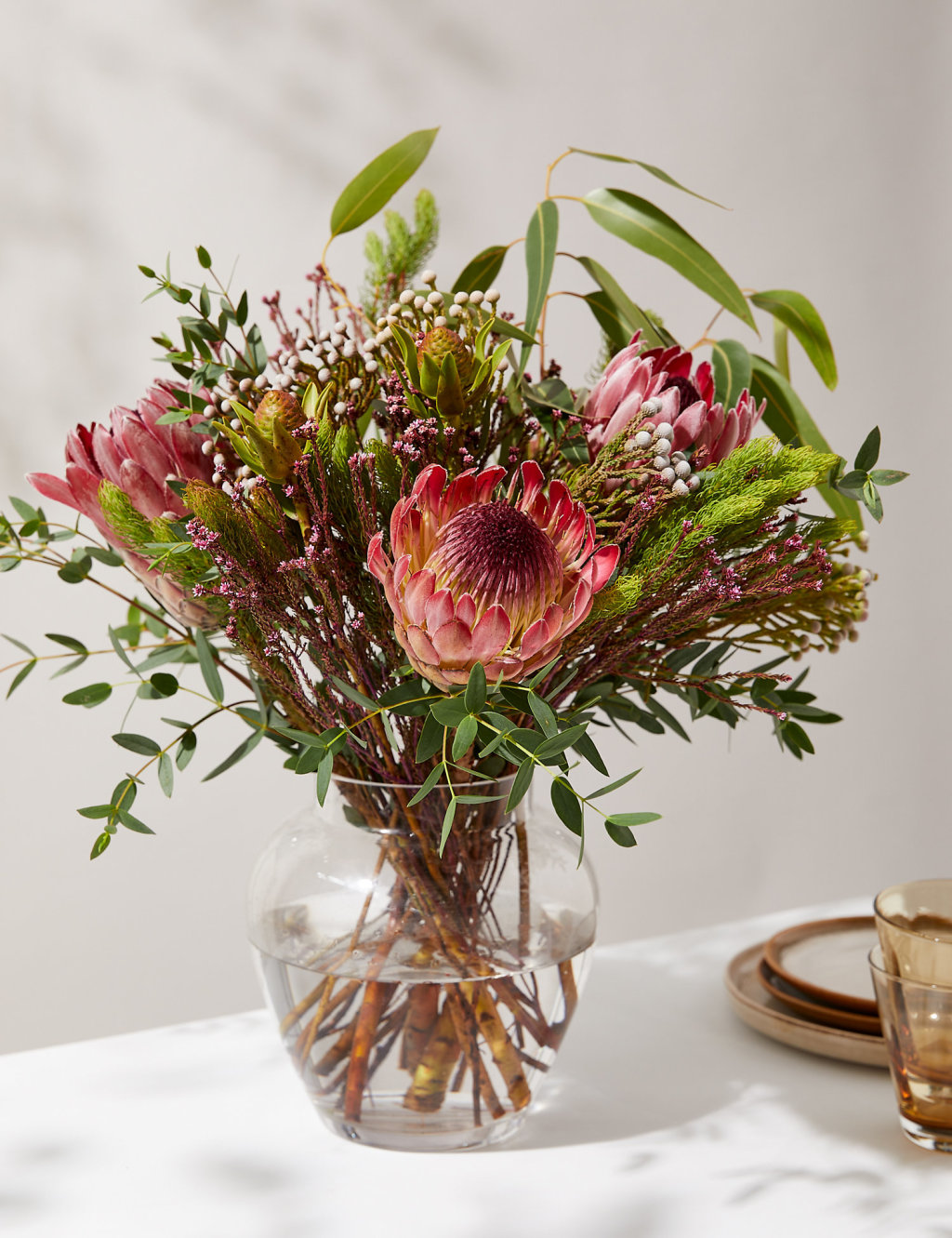 Protea posy bouquet. Shop the offer