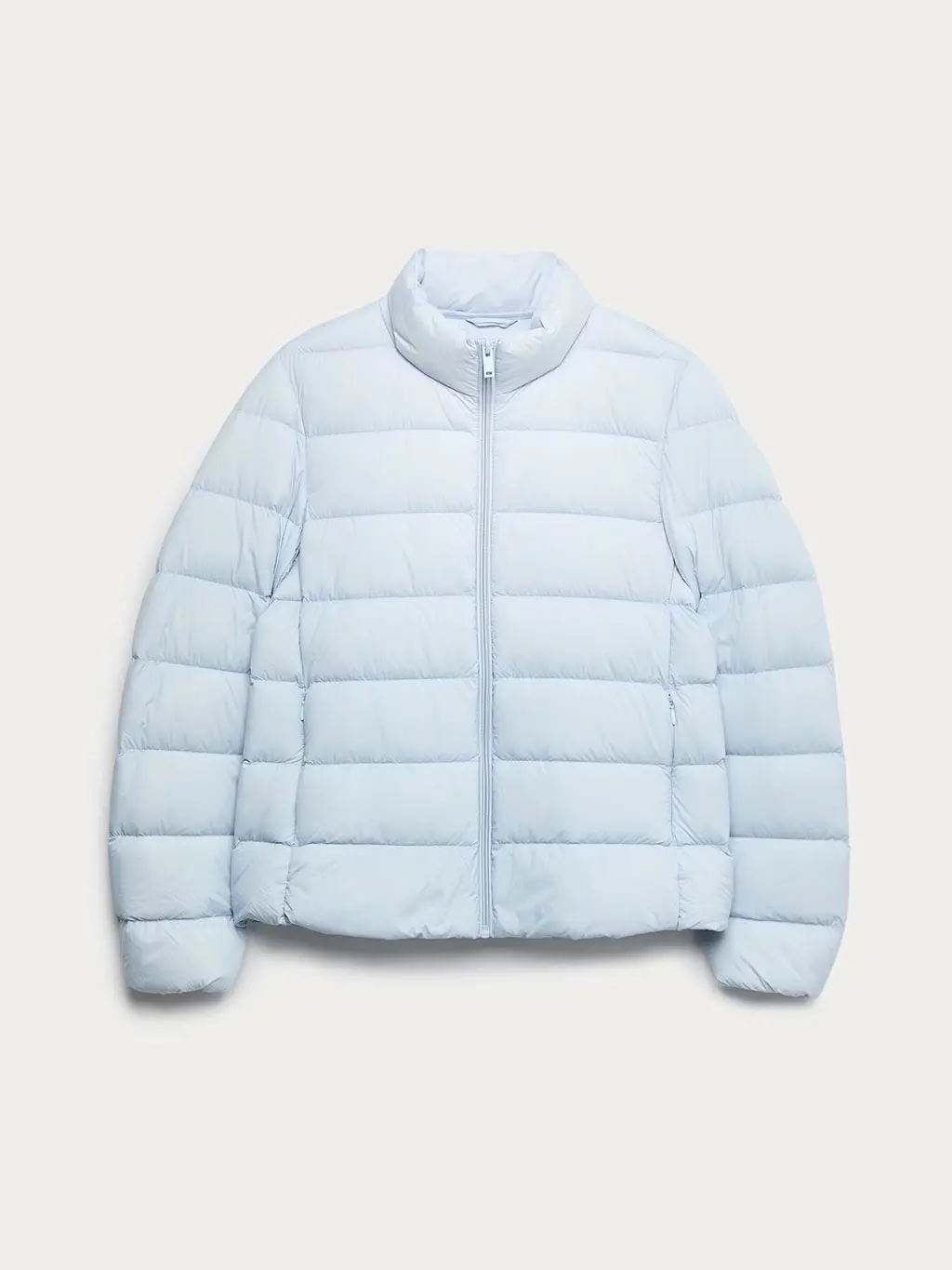 Light blue puffer jacket