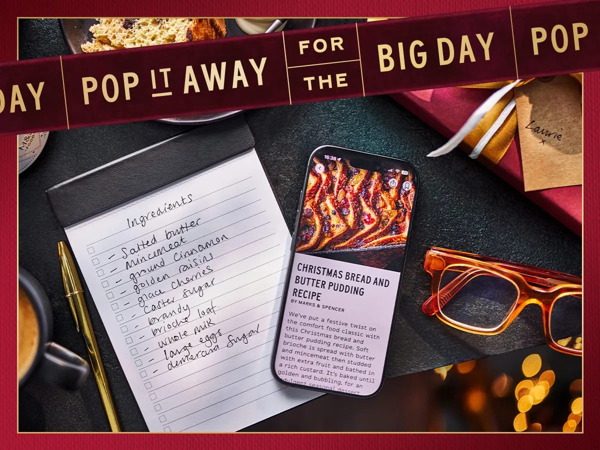 A Christmas shopping list